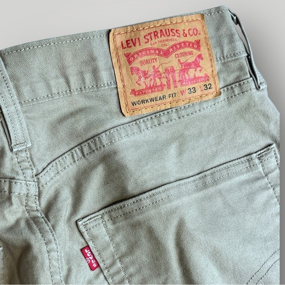 Levi Strauss Tan Workwear Pants - Picture 5 of 13